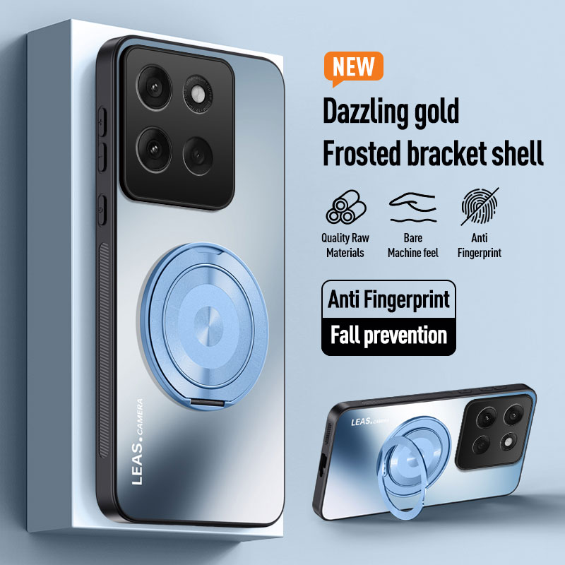 Ring Stand Case - Чехол-накладка с магнитным кольцом-подставкой для Moto