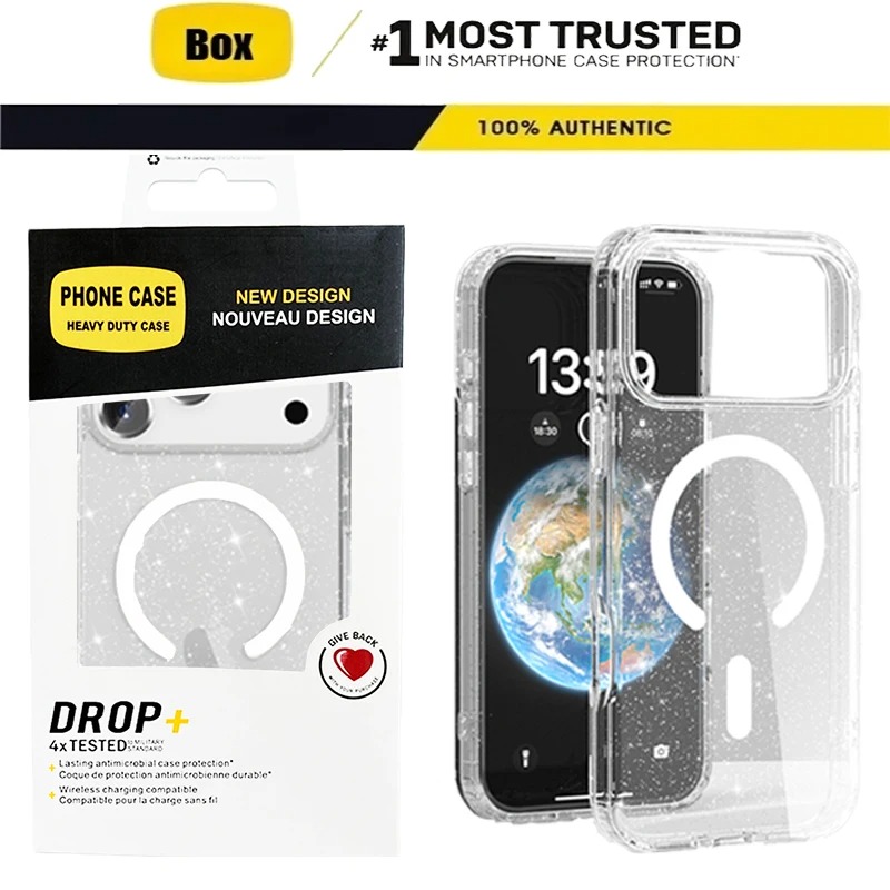 Rugged Armor Case - Прозрачный противоударный чехол-броня военного класса для