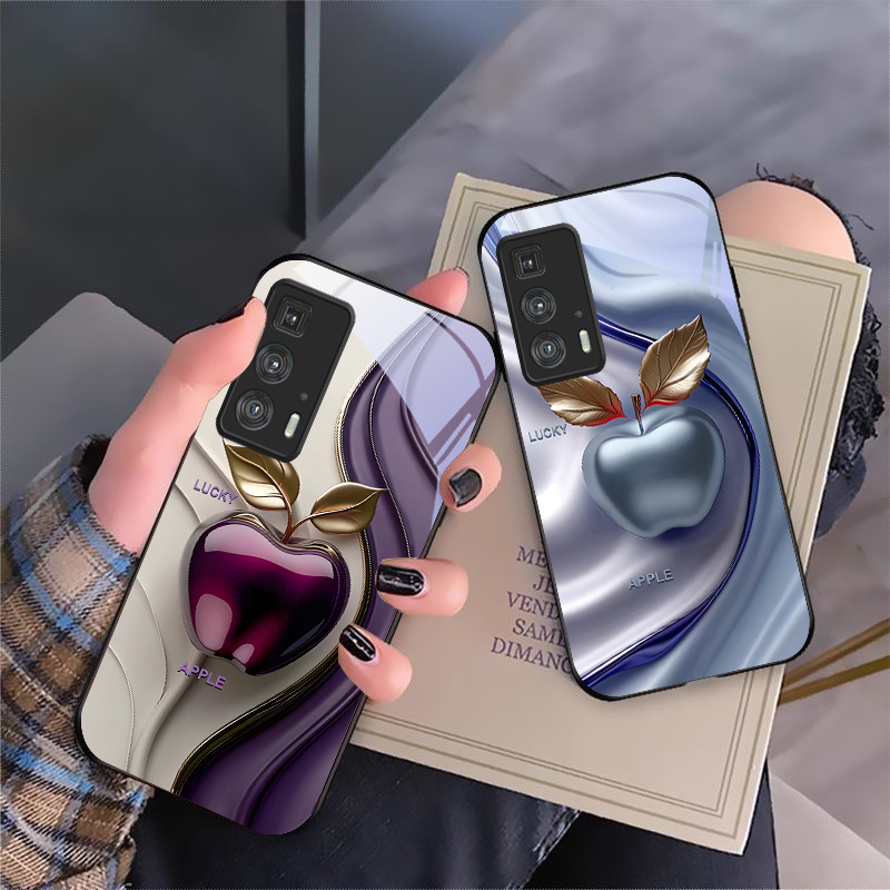 Phone Cases Motorola - Современный стиль лёгкой роскоши: стеклянный чехол