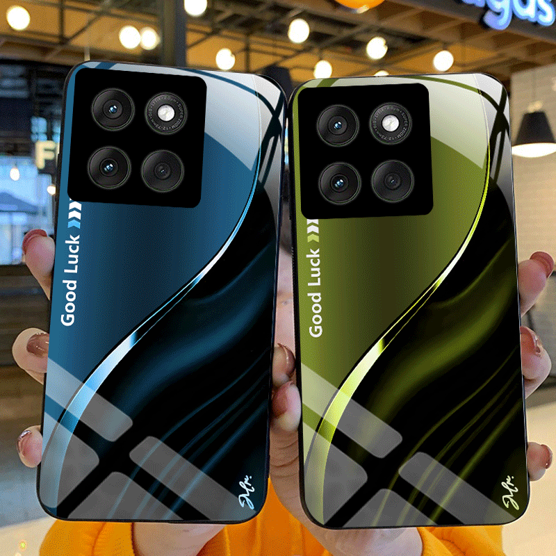 Phone Cases Motorola - Жесткий чехол из закаленного стекла для