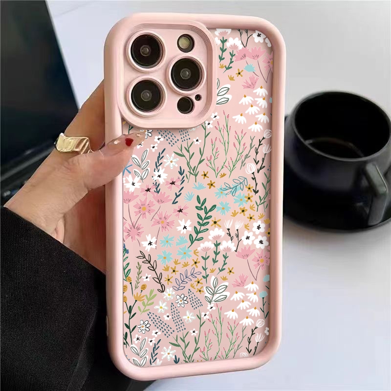 Phone Cases Xiaomi 14 - Розовый чехол для iPhone с цветочным