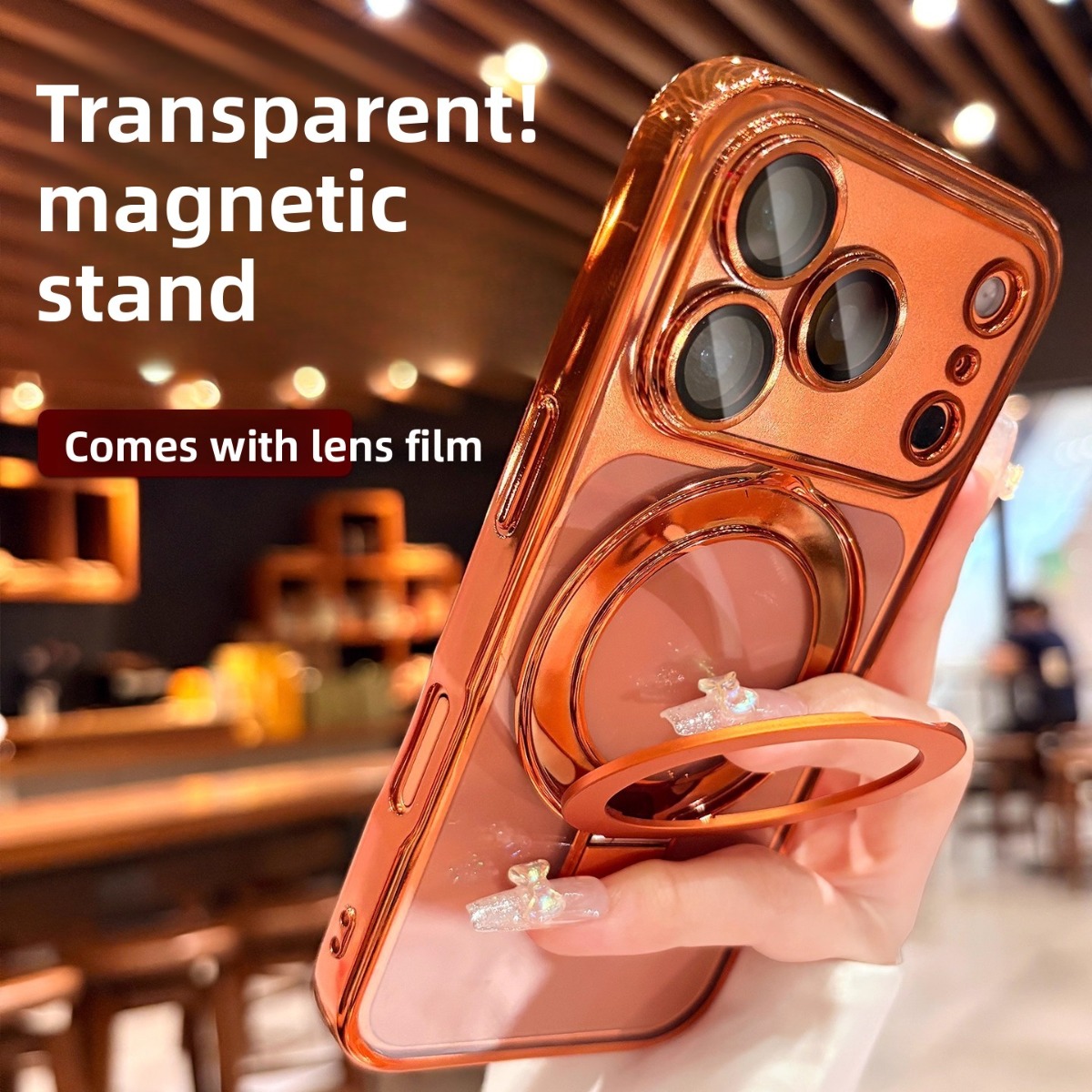Ring Stand Case - Чехол для телефона с магнитным кронштейном