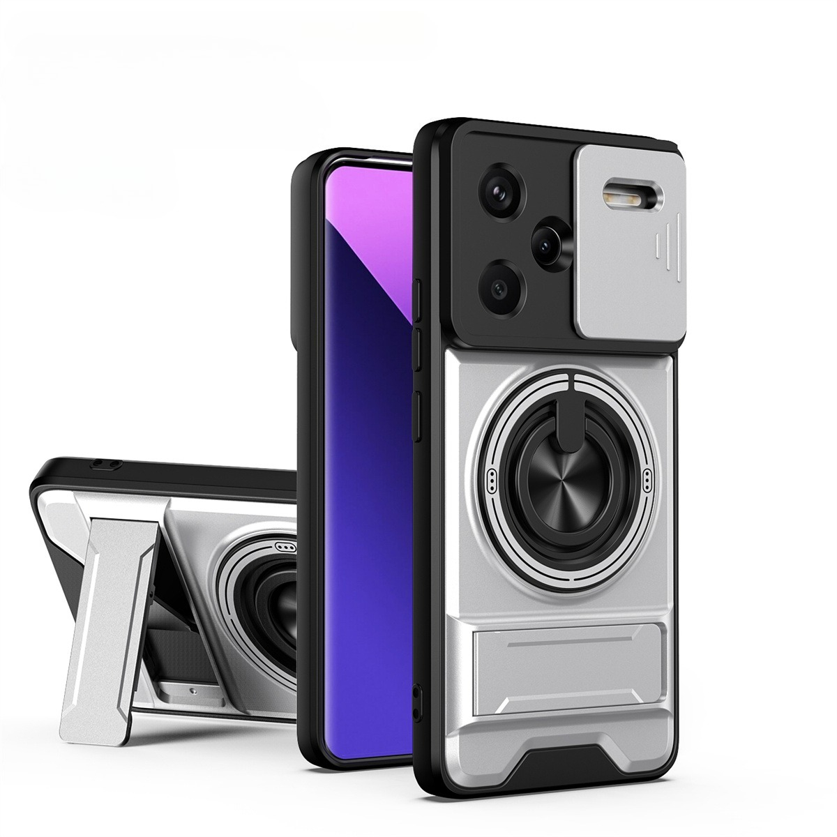 Ring Stand Case - Чехол для телефона с объективом и