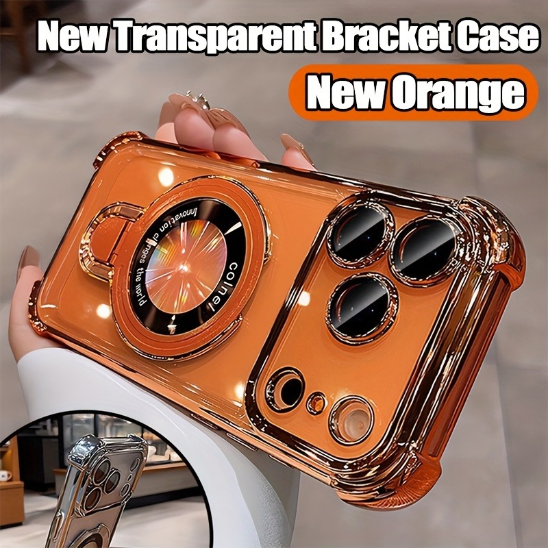 Роскошный прозрачный чехол с п – обзор и цена Ring Stand Case