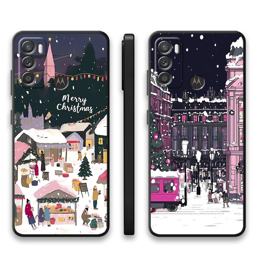 Чехол Christmas Town для Motor – обзор и цена Phone Cases Motorola
