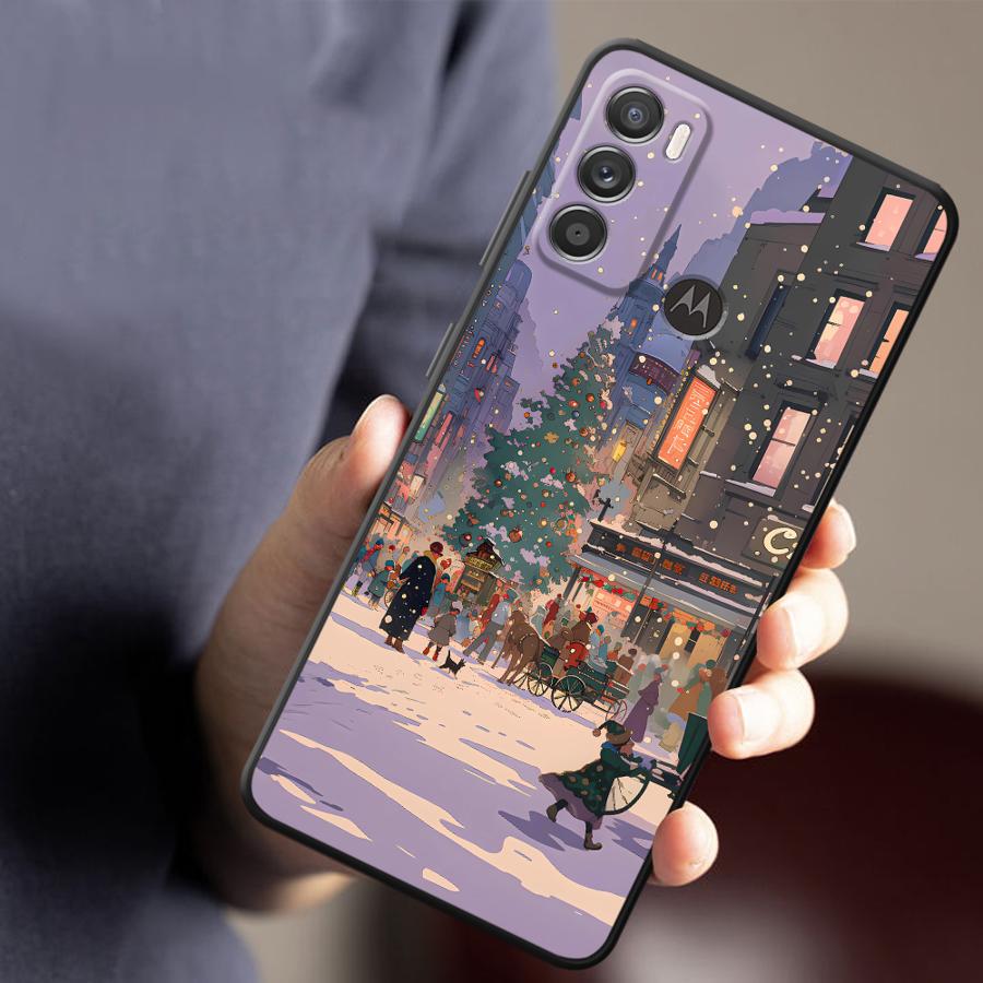 Чехол Christmas Town для Motor – обзор и цена Phone Cases Motorola